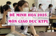 Đề minh hoạ 2025 môn GDKTPL (Giáo dục Kinh tế Pháp luật)
